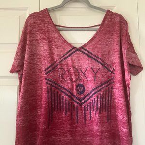 Med/Lrg Roxy Wide Neck T-Shirt